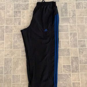 Men’s clima proof 3 stripe Adidas track pants